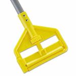 Rubbermaid Invader Fiberglass Wet-Mop Handle, 54", Gray/Yellow (RCPH145)
