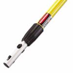 Rubbermaid Q755 Hygen 4'-6' Quick-Connect Extension Pole, Yellow (RCPQ755)