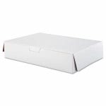 SCT Tuck-Top Bakery Boxes, 19 x 14 x 4, White, 50 Boxes (SCH1029)