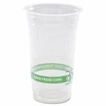 Eco-products GreenStripe PLA Cold Cups, 24oz, Clear (ECOEPCC24GS)