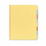 Avery Plain Tab Dividers, 8 Multicolor Tabs, Letter, Salmon, 24 Sets (AVE11509)