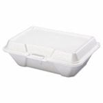 Deep Foam Hinged Carryout Containers, 200 Containers (GNP 20500)