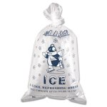 Ice Bags with Twist Ties, 10-lb. Capacity, 1,000 Bags (IBSIC1221)