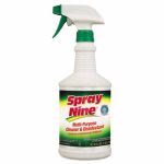Spray Nine Cleaner Degreaser Disinfectant, 32 oz, 12 Spray Bottles (DYM 26832)