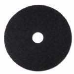3M Black 20" Floor Stripping Pad 7200, Synthetic Fiber, 5 Pads (MMM08382)