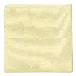 Rubbermaid Microfiber Cleaning Cloths, 16 x 16, Yellow, 24 Cloths (RCP1820584)