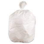 10 Gallon White Garbage Bags, 24x23, 0.4mil, 500 Bags (BWK2423EXH)