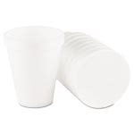 Dart Foam Drink Cups, Hot/Cold, 10-oz., White, 1,000 Cups (DCC10J10CT)