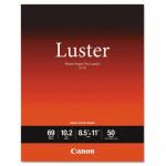 Canon PRO Luster Inkjet Photo Paper, 8 1/2" x 11", 50 Sheets/Pack (CNM6211B004)