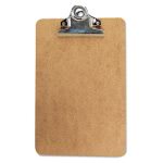 Universal Clipboard w/High-Capacity Clip, Holds 6w x 9h, Brown (UNV05610)