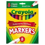 Knowledge Tree  Crayola Binney + Smith Crayola® Original Formula  Markers, Conical tip, 8 Classic Colors