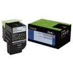Lexmark 70C10K0 Toner (LEX-701K) 1000 Page-Yield, Black (LEX70C10K0)