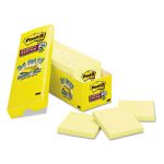 Post-it Super Sticky Notes, 3 x 3, Yellow, 90 Sheets/Pad, 24 Pads (MMM65424SSCP)
