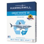 Hammermill Great White Print Paper, 92 Bright, 500 Sheets/Ream, 5/CT (HAM86710)