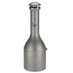 Rubbermaid 9W33 Pewter Infinity Outdoor Cigarette Receptacle (RCP9W33APE)