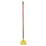 Rubbermaid H146 Invader Fiberglass Side-Gate Wet-Mop Handle, 60" (RCPH146RED)