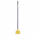 Rubbermaid Invader Side-Gate Wet-Mop Handle, 60", Blue/Yellow (RCPH146BLU)