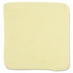 Rubbermaid Microfiber Cleaning Cloths, 12 x 12, Yellow, 24 Cloths (RCP1820580)