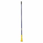 Rubbermaid Commercial Blue/Yellow Gripper Fiberglass 60" Mop Handle (RCPH246BLU)