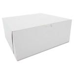 Sct Tuck-Top Bakery Boxes, Paperboard, White, 12 x 12 x 5, 100/CT (SCH0987)