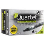 Quartet EnduraGlide Dry Erase Markers, Black, Dozen (QRT50012M)