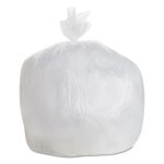 GEN 30 Gallon Clear Trash Bags, 30x36, 8mic, 500 Bags (GEN303610)