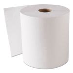 GEN Hardwound Towels, 1-Ply, White, 8" x 800ft, 6 Rolls (GEN1820)