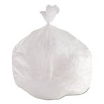 56 Gallon Clear Trash Bags, 43x48, 22mic, 200 Bags (IBSS434822N)