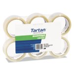 Tartan 3710 Packaging Tape, 3" Core, Clear, 6 Rolls (MMM37106PK)