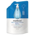Method Refill for Gel Handwash, 34 oz. Plastic Pouch, Sea Minerals (MTH00653)