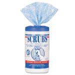 SCRUBS 42230 Hand Cleaner Towels, Citrus Scent, Blue/White, 30 Towels (ITW42230)