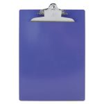 Saunders Plastic Clipboard, 1" Capacity, Holds 8-1/2w x 12h, Purple (SAU21606)