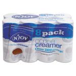N'joy Non-Dairy Coffee Creamer, 16 oz Canister, 8/Carton (NJO827783)