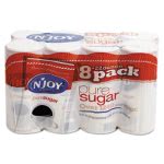 N'Joy Pure Granulated Sugar, 22-oz, 8 Canisters/Carton (NJO827820)