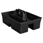 Rubbermaid 1880994 Executive 2-Compartment Carry Caddy, Black (RCP 1880994)