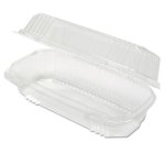Pactiv SmartLock Clear Small Hoagie Containers, 250 Containers (PCTYCI81048)