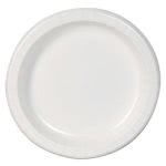 Dixie Basic 8-1/2" Paper Plates, White, 500 Plates (DXEDBP09WCT)