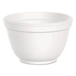 Dart Insulated Foam Container, 6 oz, White, 1,000 Bowls (DCC6B12)