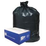 60 Gallon Black Garbage Bags, 38x58, 0.9mil, 100 Bags (WBI385822G)