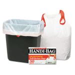 13 Gallon Drawstring Garbage Bags, 0.6 mil, White, 50 Bags (WBIHAB6DK50)