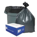 60 Gallon Gray Garbage Bags, 39x56, 1.55mil, 50 Bags (WBIPLA6070)