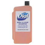 Dial Body & Hair Shampoo, Peach Scent, Clear Amber, 8 Refills (DIA 04029)
