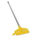 Rubbermaid H136 Invader Side-Gate Wet-Mop Handle, 60", Gray/Yellow (RCPH13600)