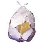 56 Gallon Clear Trash Bags, 43x48, 22 mic, 150 Bags (HERZ8648UNR01)