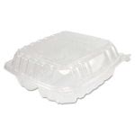 Dart C90PST1 ClearSeal® 8 in. Disposable Clear Plastic Hinged To-Go  Container 