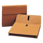 Smead 2" Expanding File Folder with Velcro, Letter, Redrope (SMD77142)