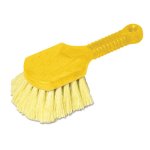 Rubbermaid 9B29 Long Handle Scrub Brush, 8" Gray Handle (RCP9B29)
