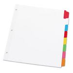 Universal Write-On/Erasable Indexes, Letter, Eight Multicolor Tabs (UNV20819)