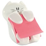 Post-it Pop-Up Note Dispenser Cat Shape, 3 x 3, White (MMMCAT330)