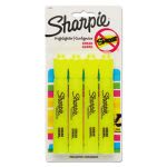 Sharpie 25164 Tank Style Highlighter, Yellow, 4 Highlighters (SAN25164PP)